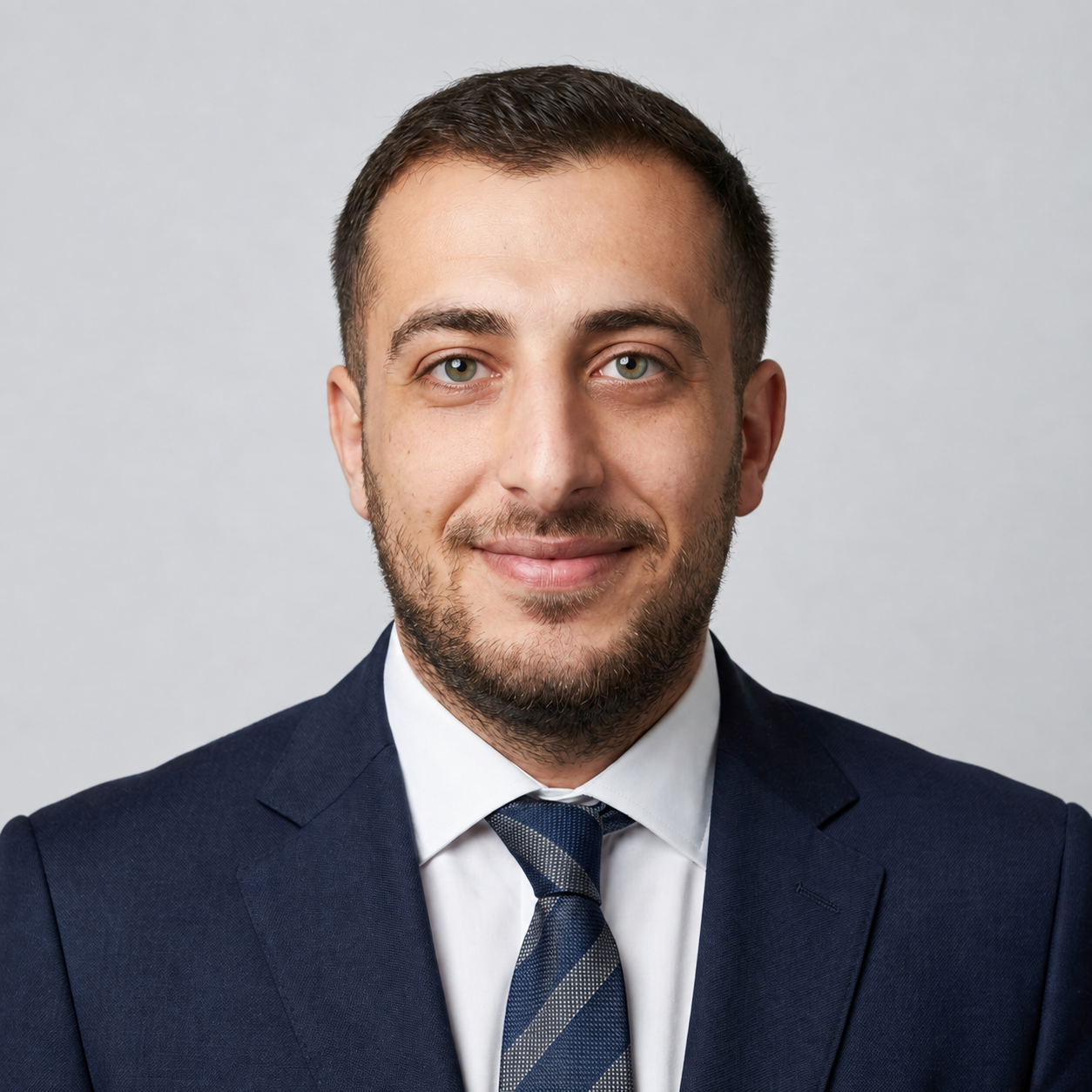 Portrait of Ziyaddin Omarov, founder of ZEN energy